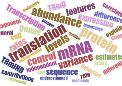 Using statistics to quantitate the Central Dogma